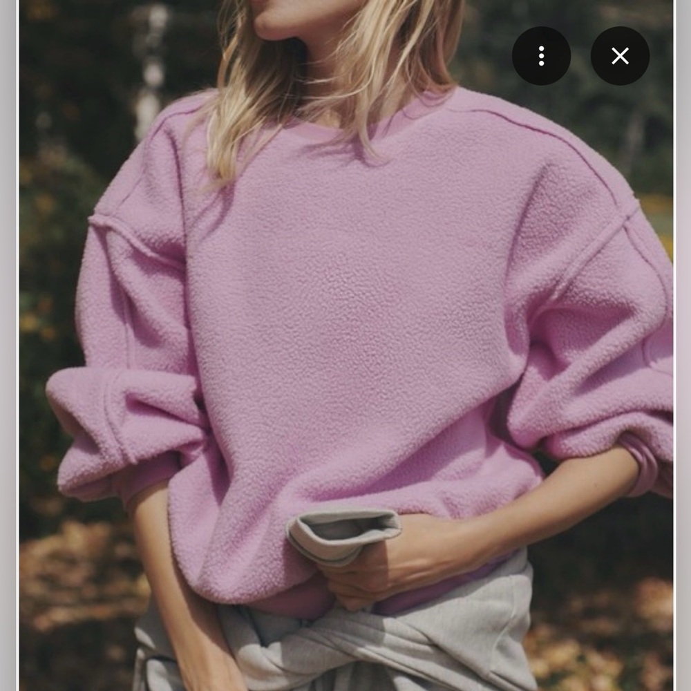 ☀️ Pilcro Oversized Fuzzy Sweatshirt